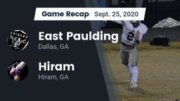 Recap: East Paulding  vs. Hiram  2020