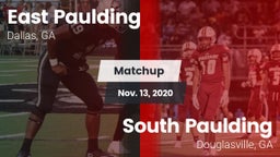 Matchup: East Paulding High vs. South Paulding  2020