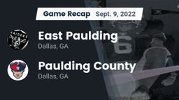 Recap: East Paulding  vs. Paulding County  2022