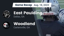 Recap: East Paulding  vs. Woodland  2023
