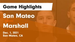 San Mateo  vs Marshall Game Highlights - Dec. 1, 2021