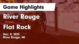 River Rouge  vs Flat Rock  Game Highlights - Dec. 8, 2023