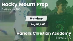 Matchup: Rocky Mount Prep Hig vs. Harrells Christian Academy  2019