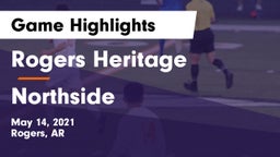 Rogers Heritage  vs Northside Game Highlights - May 14, 2021