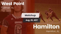 Matchup: West Point High vs. Hamilton  2017