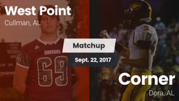 Matchup: West Point High vs. Corner  2017