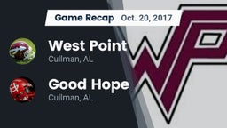 Recap: West Point  vs. Good Hope  2017