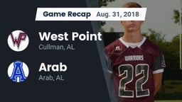 Recap: West Point  vs. Arab  2018