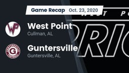 Recap: West Point  vs. Guntersville  2020