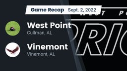 Recap: West Point  vs. Vinemont  2022