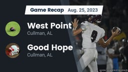 Recap: West Point  vs. Good Hope  2023