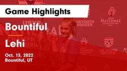 Bountiful  vs Lehi  Game Highlights - Oct. 13, 2022