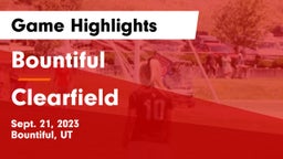 Bountiful  vs Clearfield  Game Highlights - Sept. 21, 2023
