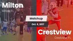 Matchup: Milton  vs. Crestview  2017