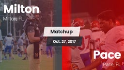 Matchup: Milton  vs. Pace  2017