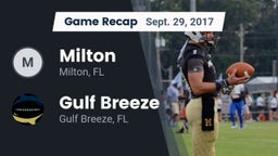 Recap: Milton  vs. Gulf Breeze  2017