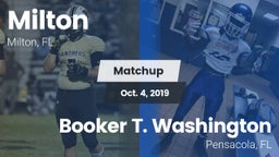 Matchup: Milton  vs. Booker T. Washington  2019