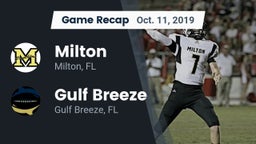 Recap: Milton  vs. Gulf Breeze  2019