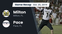 Recap: Milton  vs. Pace  2019