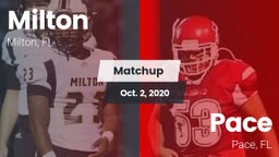 Matchup: Milton  vs. Pace  2020