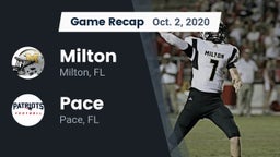 Recap: Milton  vs. Pace  2020