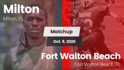 Matchup: Milton  vs. Fort Walton Beach  2020