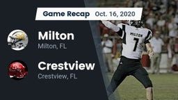 Recap: Milton  vs. Crestview  2020