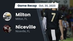 Recap: Milton  vs. Niceville  2020