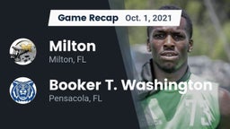 Recap: Milton  vs. Booker T. Washington  2021