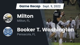 Recap: Milton  vs. Booker T. Washington  2022