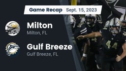 Recap: Milton  vs. Gulf Breeze  2023
