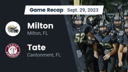 Recap: Milton  vs. Tate  2023