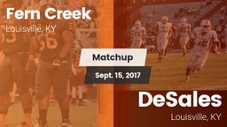 Matchup: Fern Creek vs. DeSales  2017