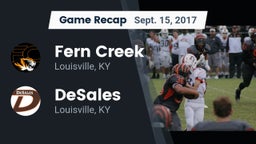 Recap: Fern Creek  vs. DeSales  2017