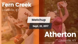 Matchup: Fern Creek vs. Atherton  2017