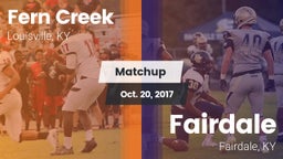 Matchup: Fern Creek vs. Fairdale  2017