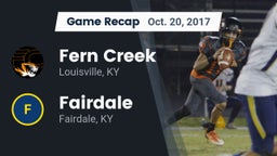 Recap: Fern Creek  vs. Fairdale  2017