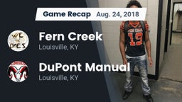 Recap: Fern Creek  vs. DuPont Manual  2018