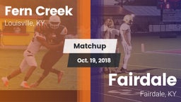 Matchup: Fern Creek vs. Fairdale  2018