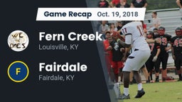 Recap: Fern Creek  vs. Fairdale  2018
