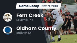 Recap: Fern Creek  vs. Oldham County  2018