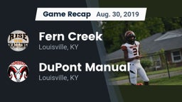 Recap: Fern Creek  vs. DuPont Manual  2019