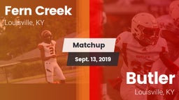 Matchup: Fern Creek vs. Butler  2019