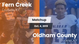 Matchup: Fern Creek vs. Oldham County  2019