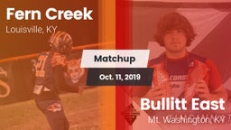 Matchup: Fern Creek vs. Bullitt East  2019