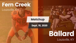 Matchup: Fern Creek vs. Ballard  2020