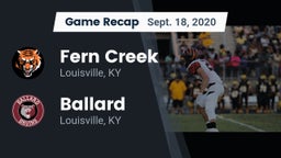 Recap: Fern Creek  vs. Ballard  2020