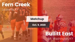 Matchup: Fern Creek vs. Bullitt East  2020