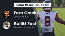 Recap: Fern Creek  vs. Bullitt East  2020