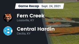 Recap: Fern Creek  vs. Central Hardin  2021